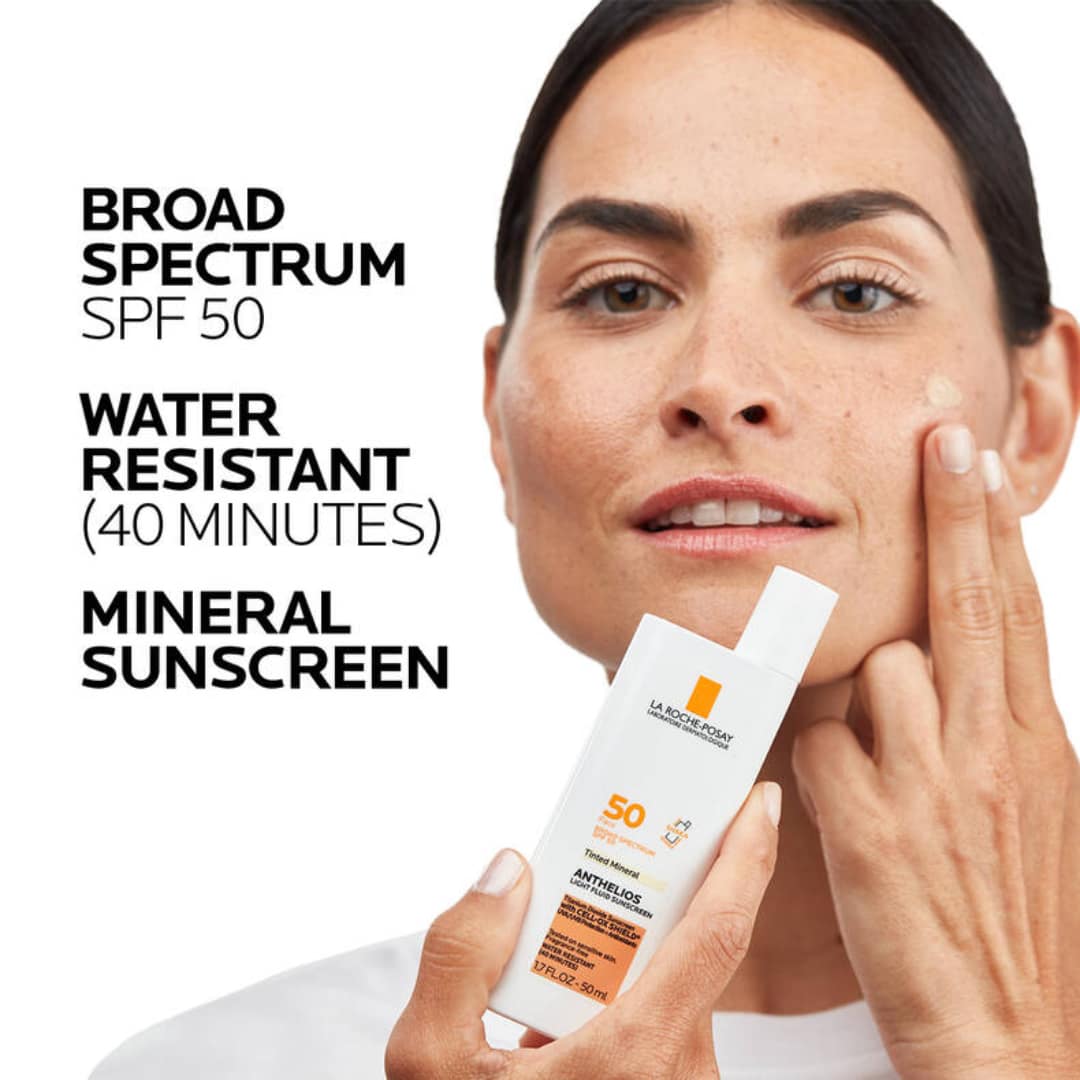 La Roche-Posay Anthelios Mineral Tinted Ultra Fluid SPF 50 Facial Sunscreen 50ml