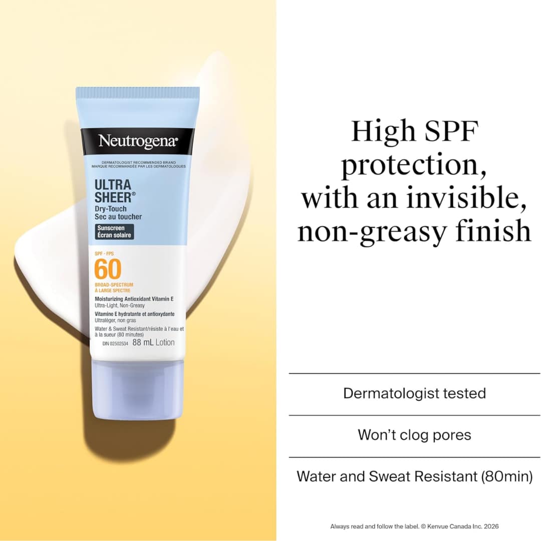 Neutrogena Ultra Sheer Dry Touch Sunscreen SPF 60 88ml