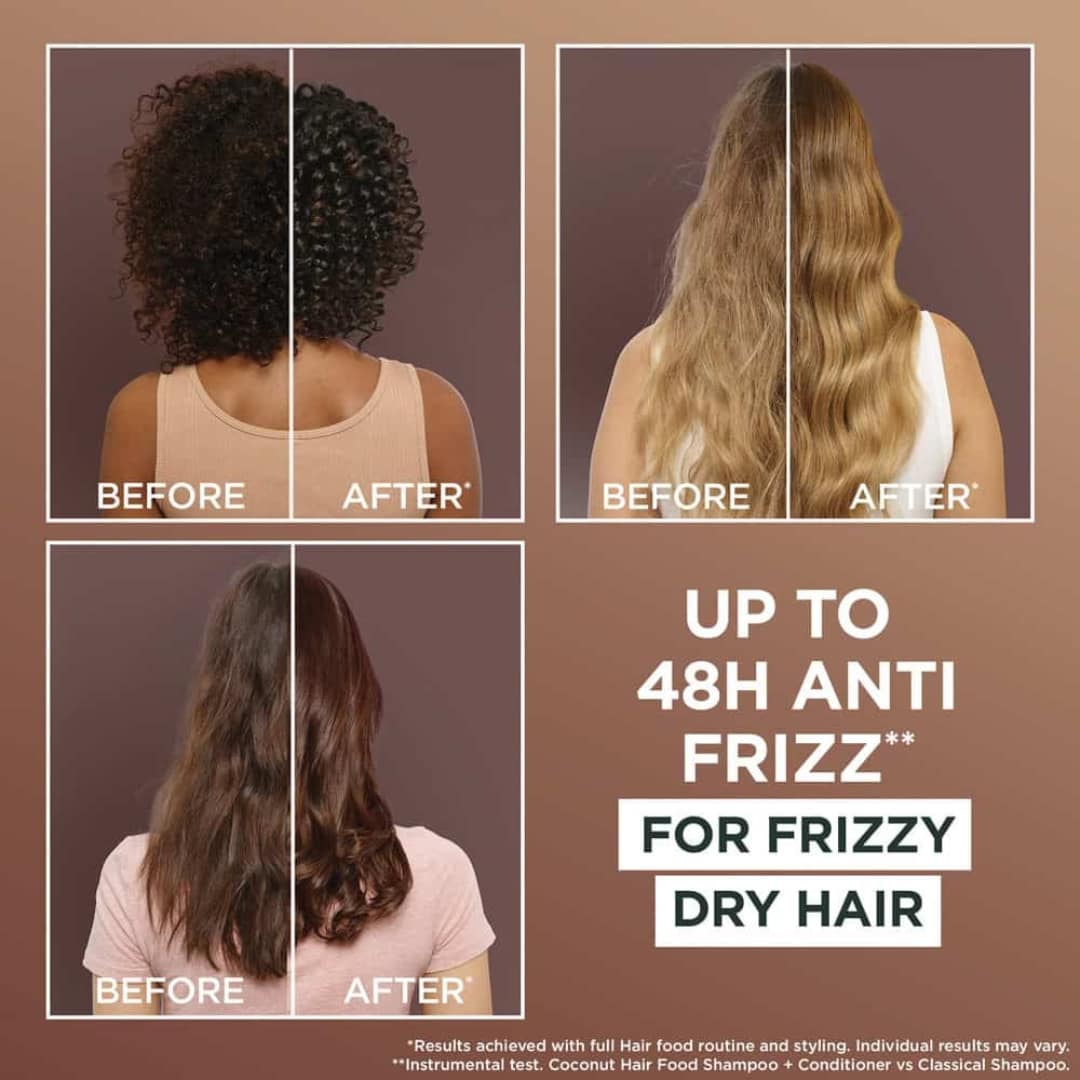 Garnier Smoothing Hair Food Coconut and Macadamia Conditioner 350ml