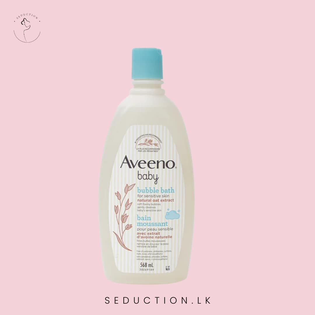 Aveeno Baby Bubble Bath for Sensitive Skin Natural Oat Extract 568ml