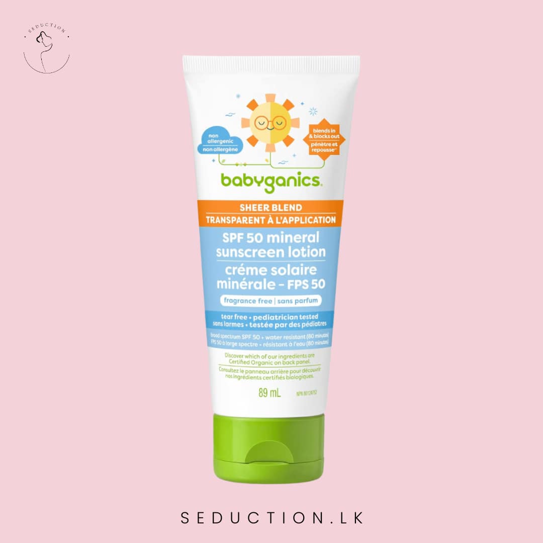 Babyganics Sheer Blend SPF 50 Mineral Sunscreen Lotion 89ml
