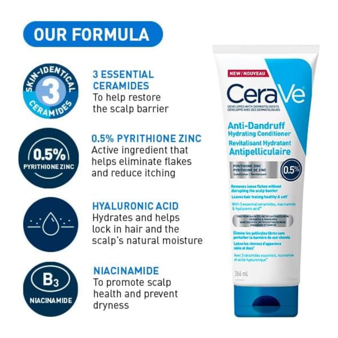 Cerave Anti-Dandruff Hydrating Conditioner 266ml