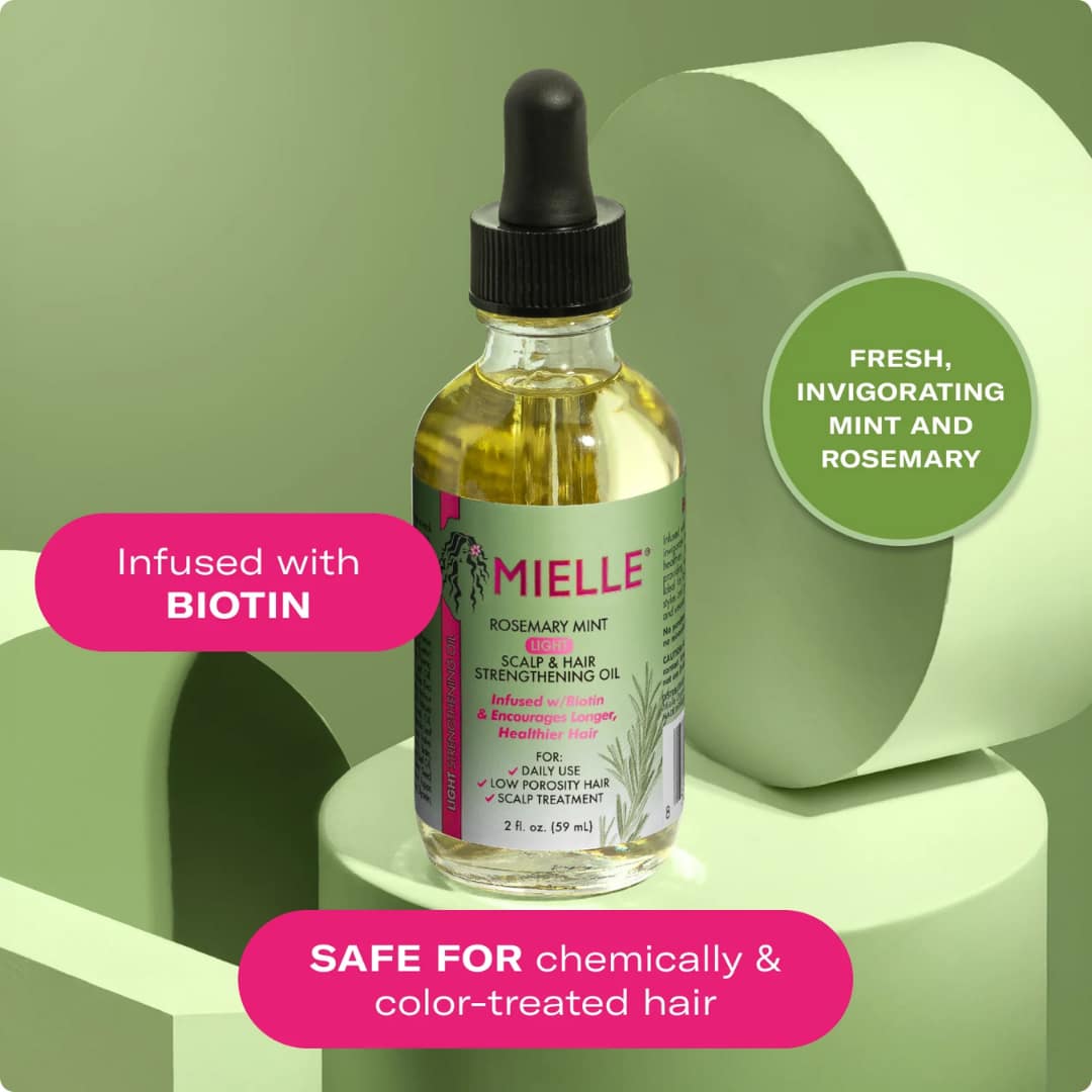 Mielle Rosemary Mint LIGHT Scalp and Hair Strengthening Oil 59ml