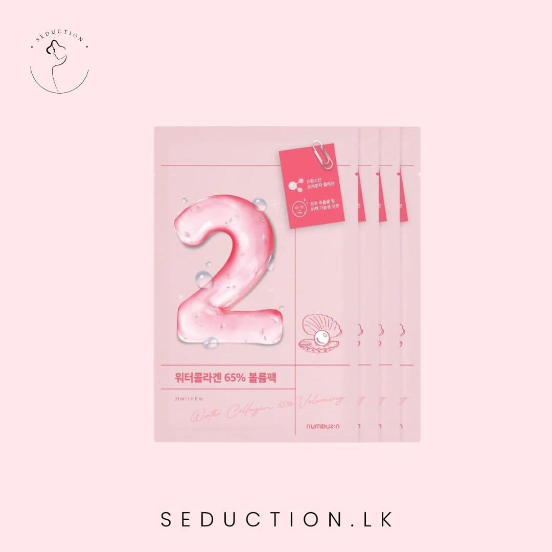 Numbuzin No.2 Water Collagen 65% Voluming Sheet Mask (27G*4Ea)