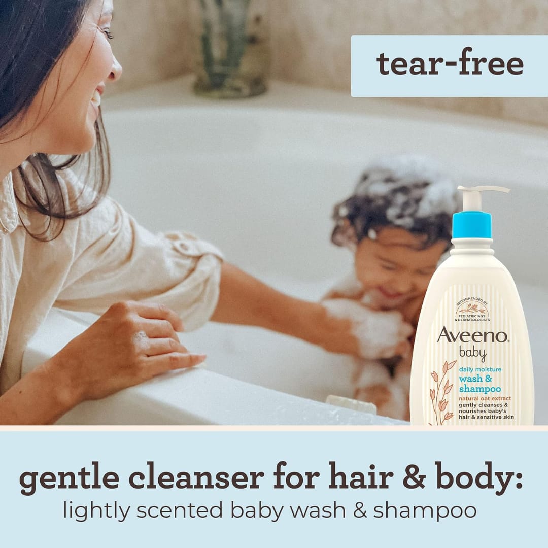 Aveeno Baby Daily Wash and Shampoo 236ml