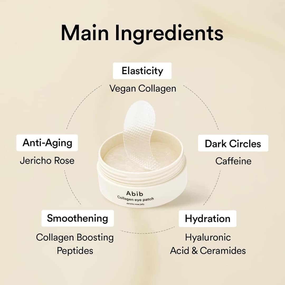 Abib Collagen Eye Patch Jericho Rose Jelly (60ea) 90g