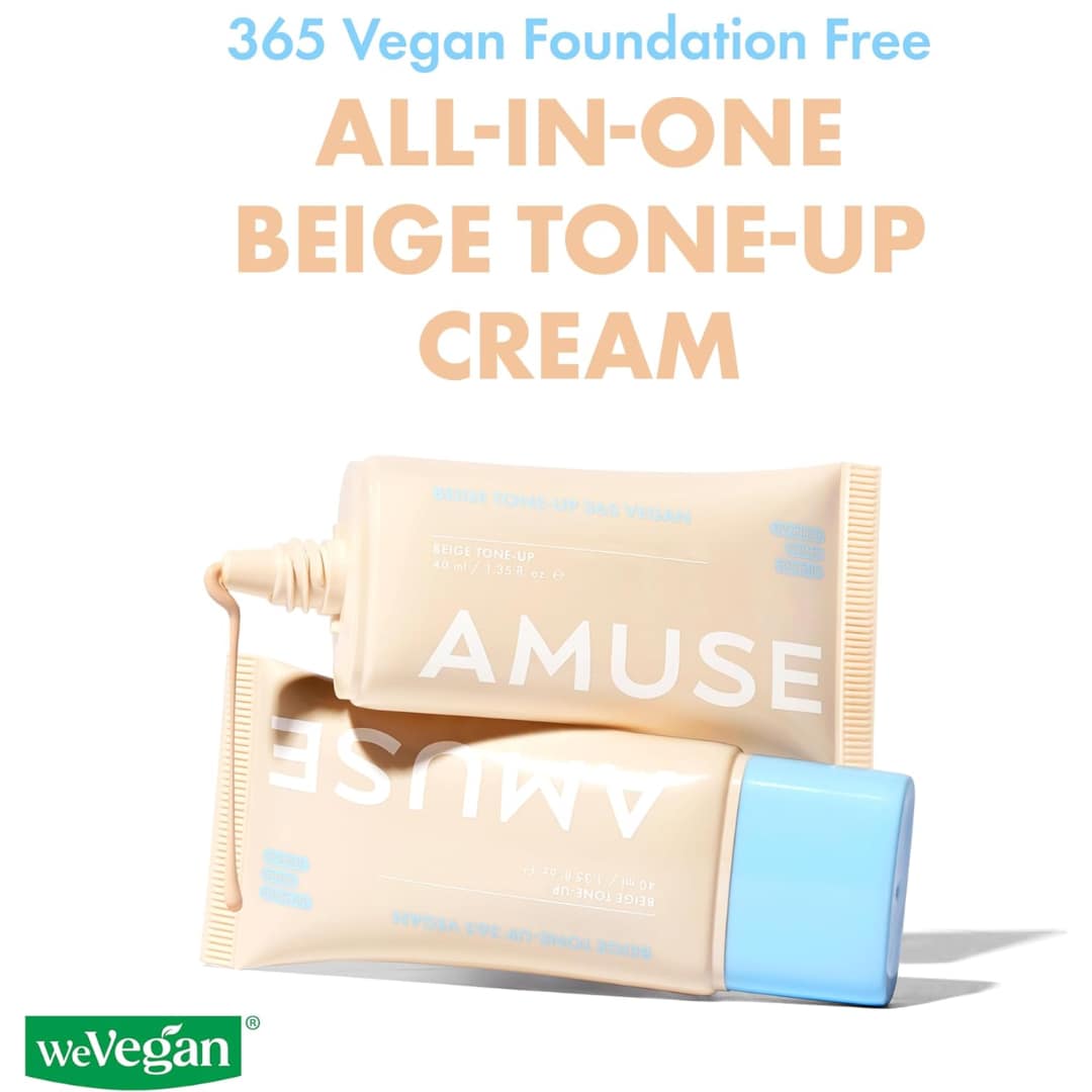 Amuse Beige Tone-up 365 Vegan Sunscreen Spf 50+ Pa++++ 40ml