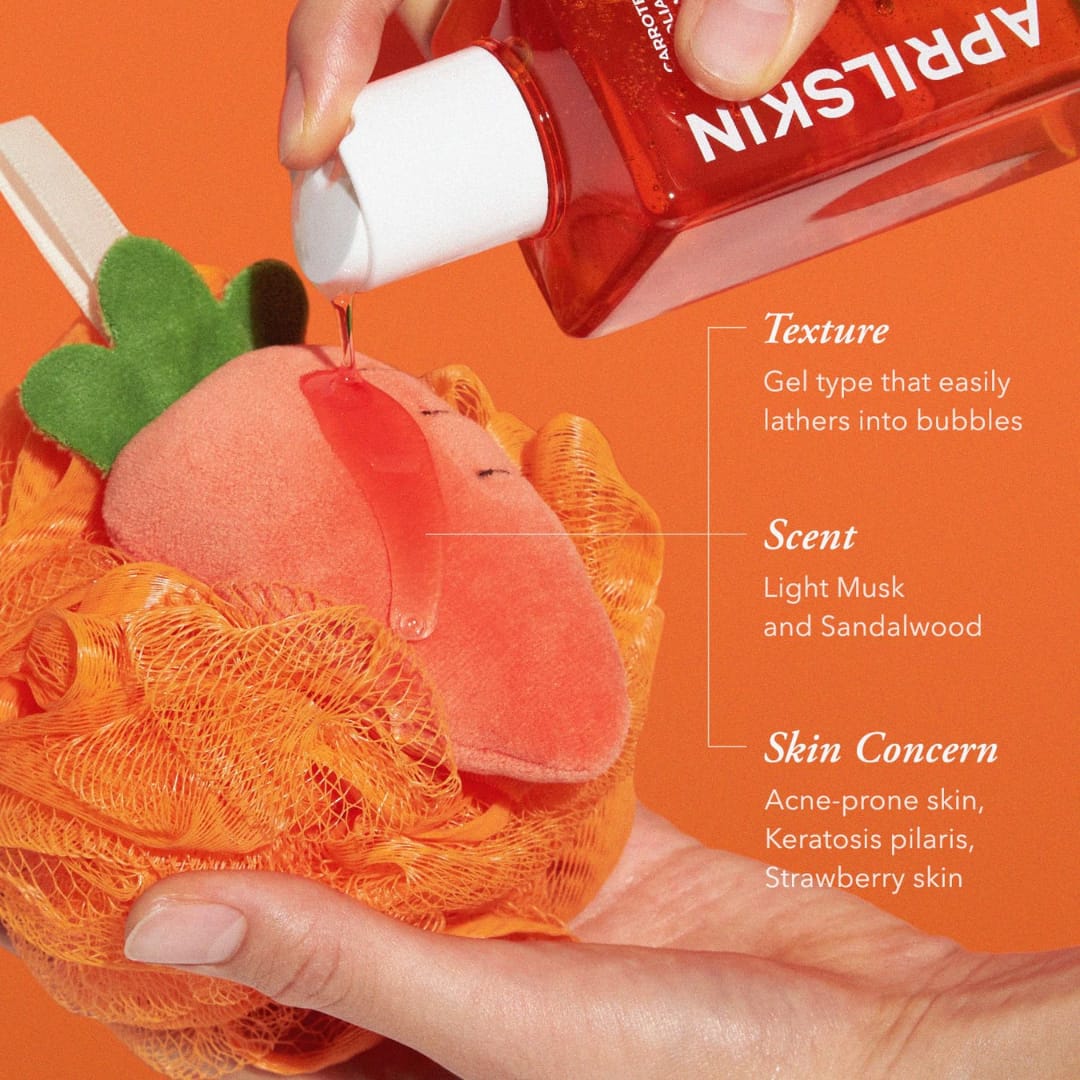 Aprilskin Carrotene Ipmp??? Exfoliating Body Wash 300ml