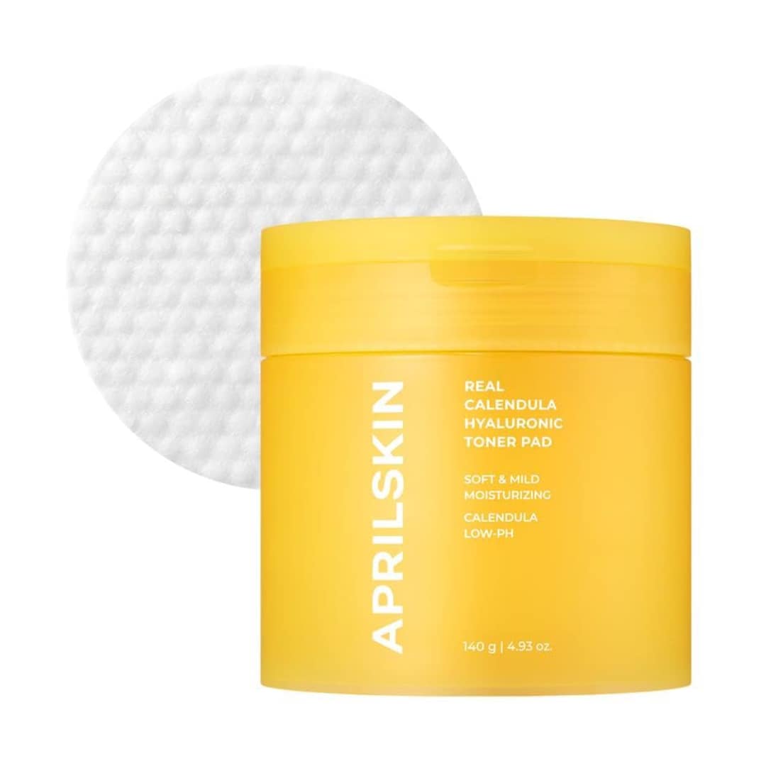 Aprilskin Real Calendula Hyaluronic Toner Pad (60ea)140g