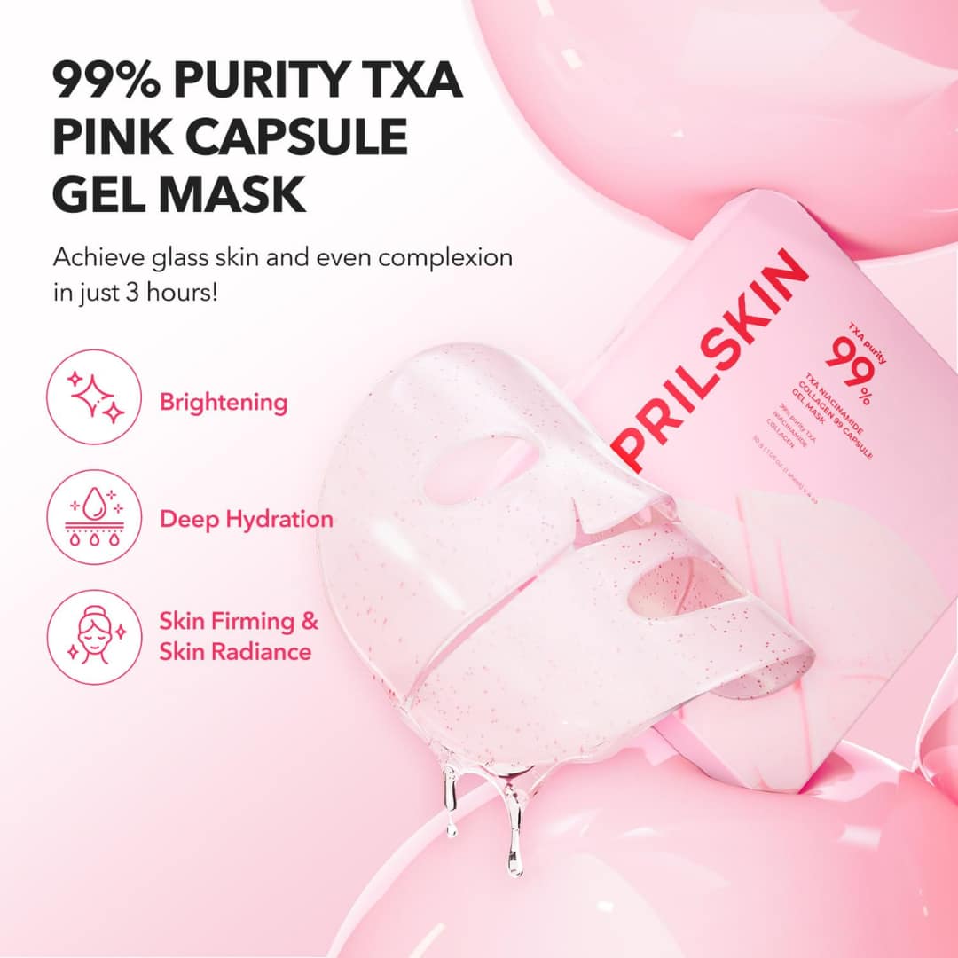 Aprilskin Txa Niacinamide Collagen 99 Capsule Gel Mask (30g*4ea)