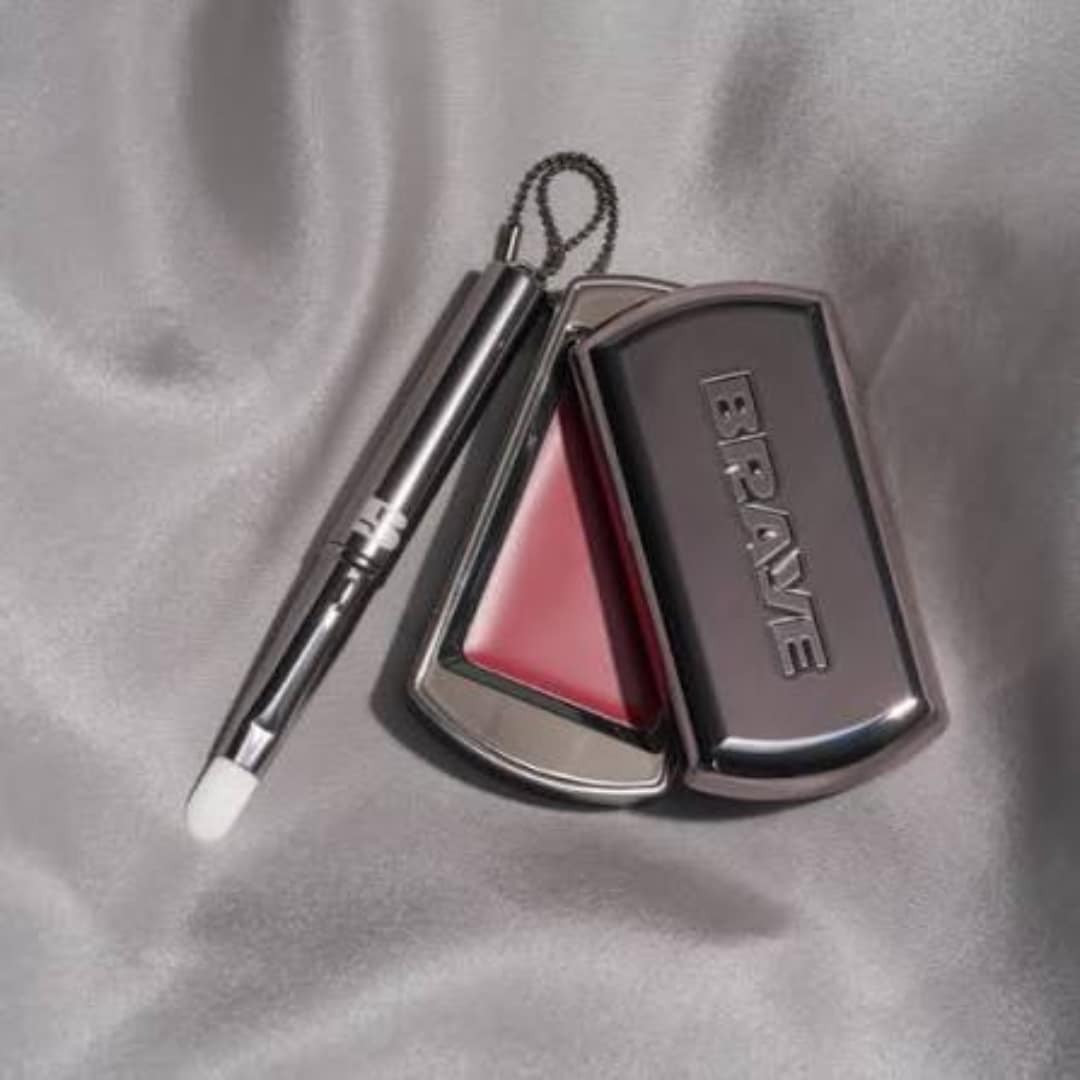 Braye Pocket Lip Brush Dark Silver