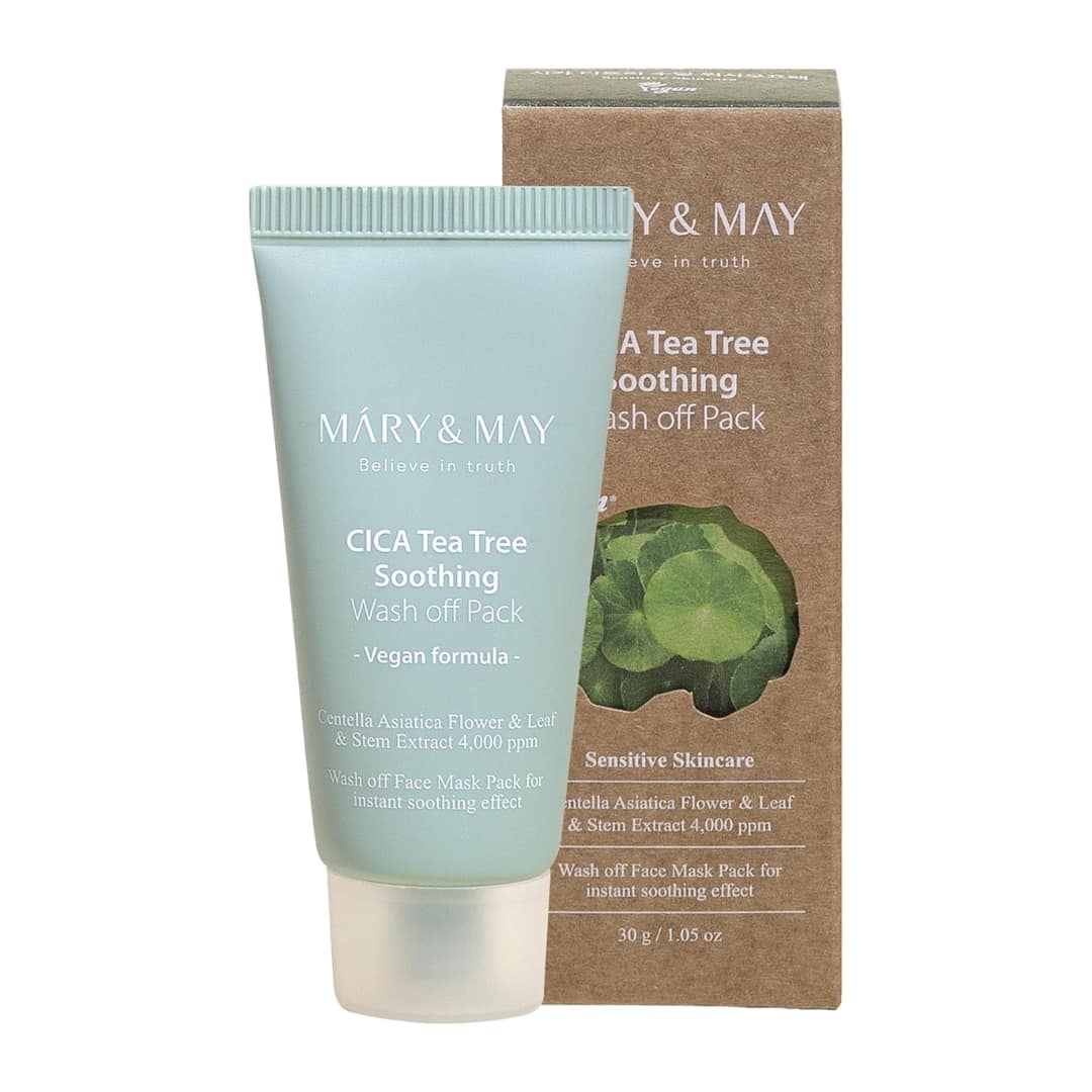 Mary&may Cica Teatree Soothing Wash Off Pack 30g