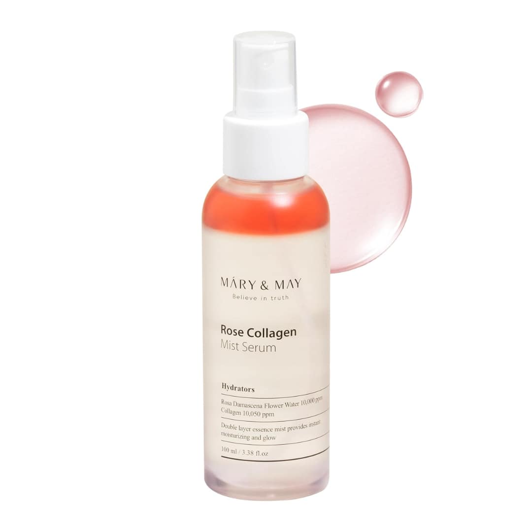 Mary&may Rose Collagen Mist Serum 100ml
