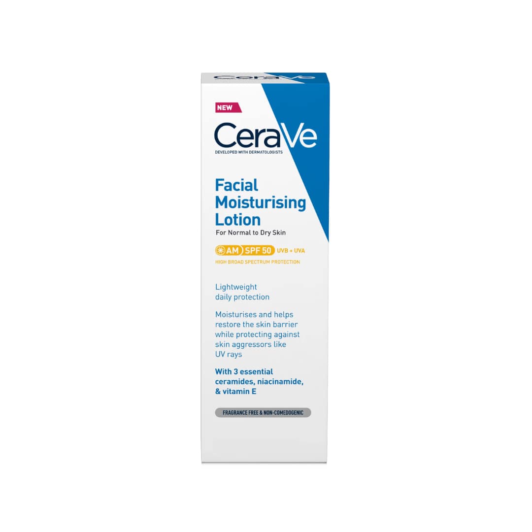 Cerave AM Facial Moisturizing Lotion SPF 50 UVB + UVA 89ml