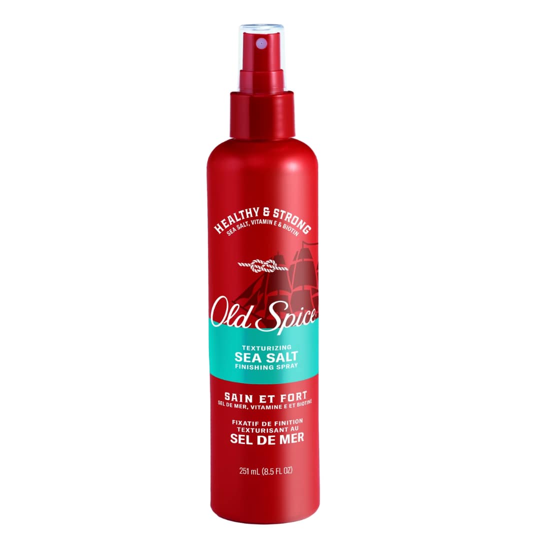 Old Spice Texturizing Sea Salt Finishing Spray for Men, Healthy & Strong with Vitamin E & Biotin, Medium Hold 251ml