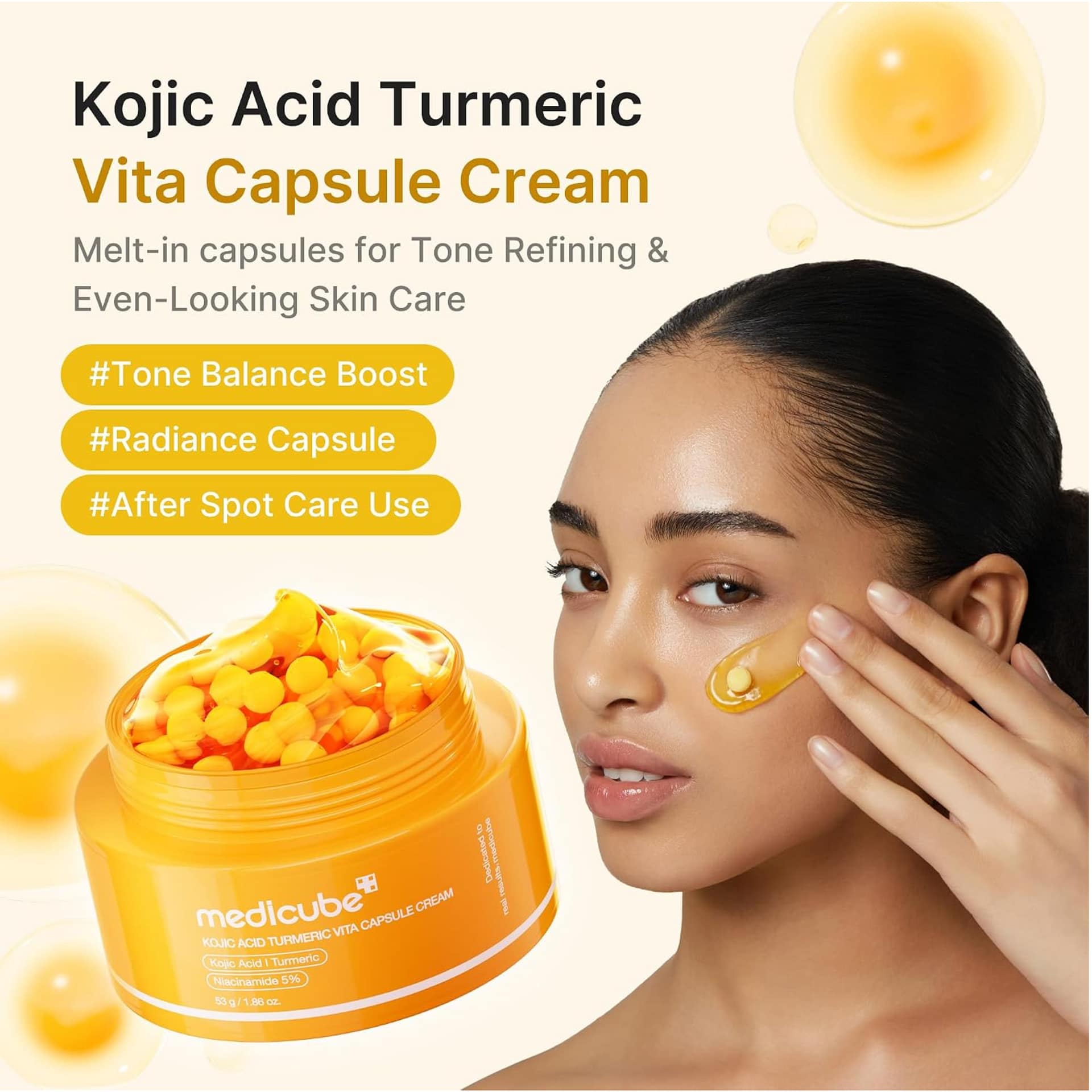 Medicube Kojic Acid Turmeric Vita Capsule Cream 53g