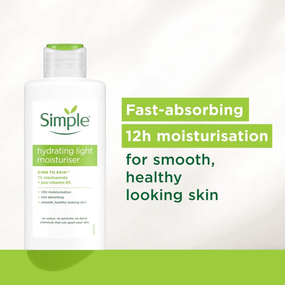 Simple Skincare Kindness Hydrating Light Facial Moisturiser 125ml