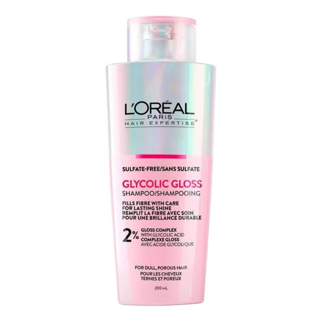 Loreal Hair Expertise Glycolic Gloss Sulfate Free Shampoo 200ml