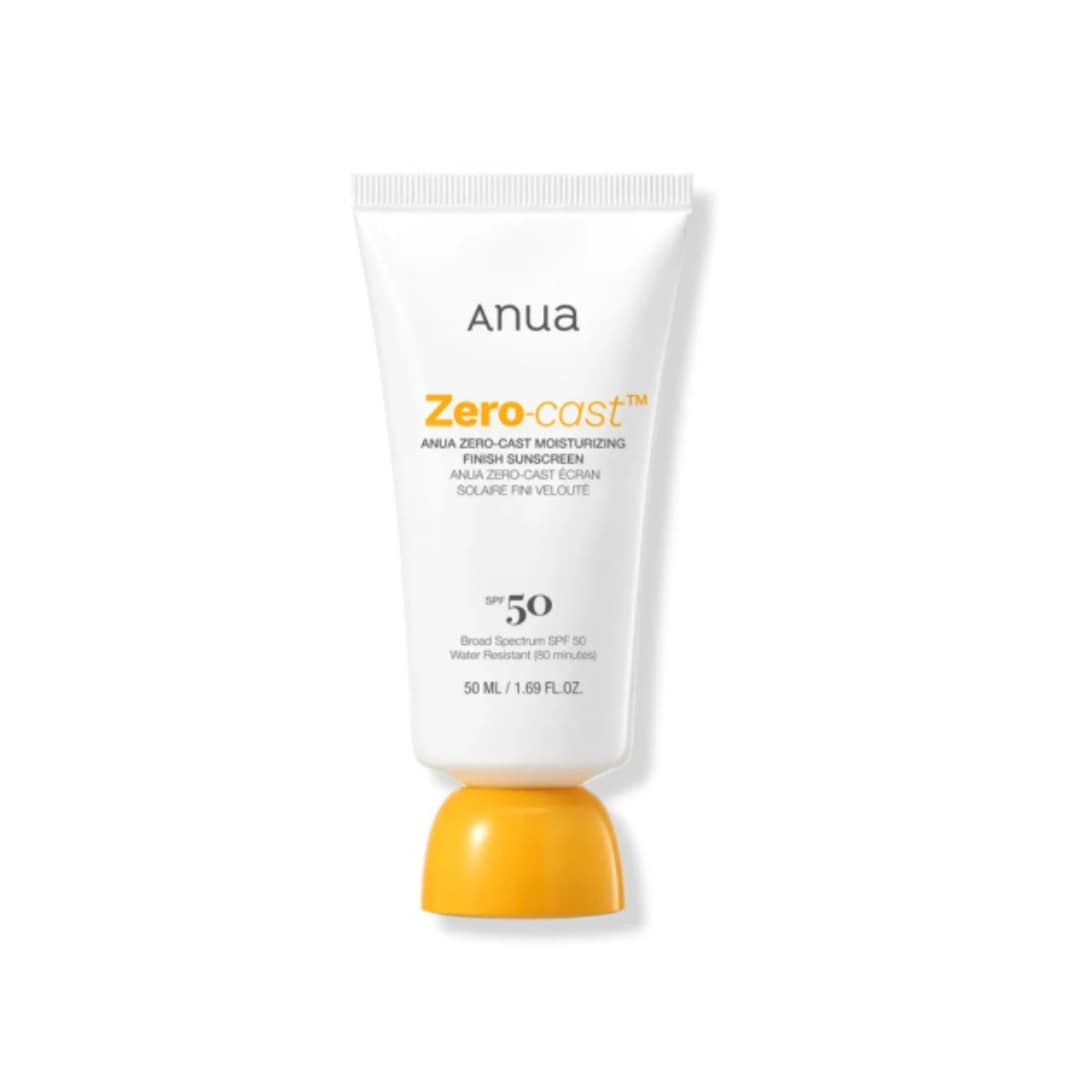 Anua Zero-cast Moisturizing Finish Sunscreen Spf 50+ Pa++++ 50ml
