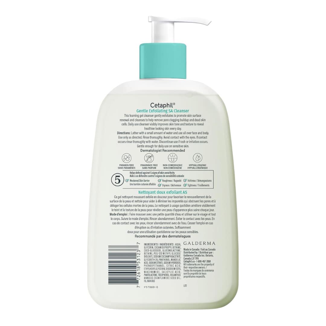Cetaphil Gentle Exfoliating SA Cleanser 473ml