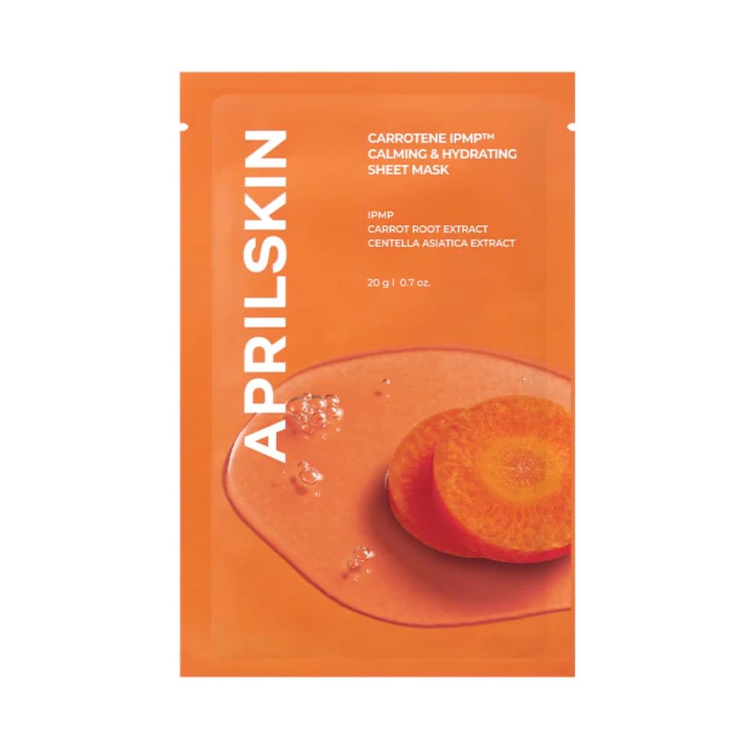 Aprilskin Carrotene Ipmp??? Calming & Hydrating Sheet Mask 20g