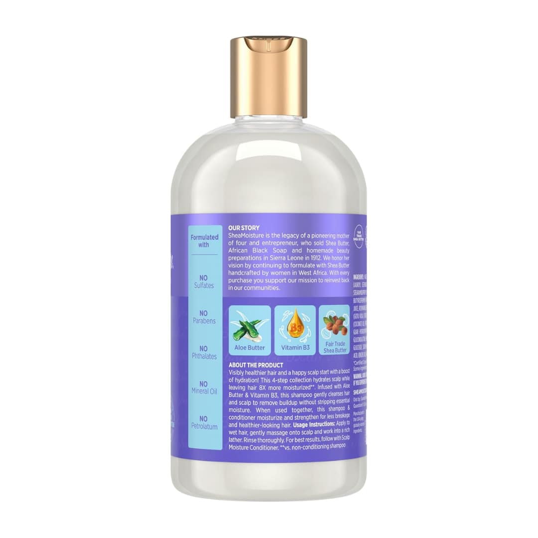 Shea Moisture Aloe Butter Scalp Moisture Shampoo 384ml