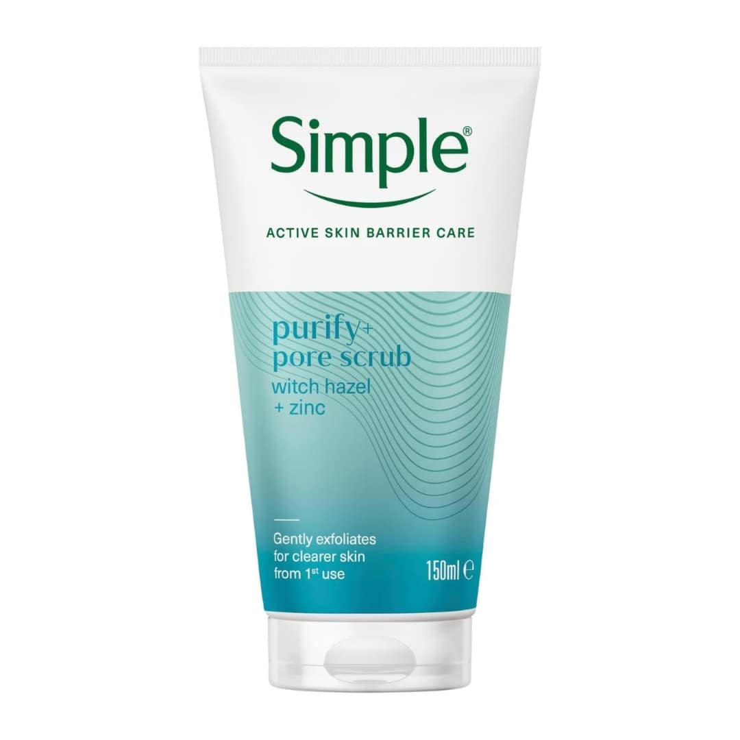Simple Purify+ Pore Scrub with Hazel + Zinc 150ml