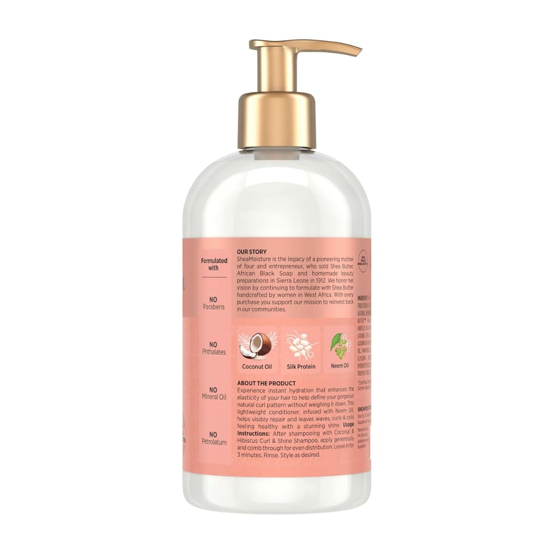 Shea Moisture Coconut and Hibiscus Curl and Shine Conditioner 384ml