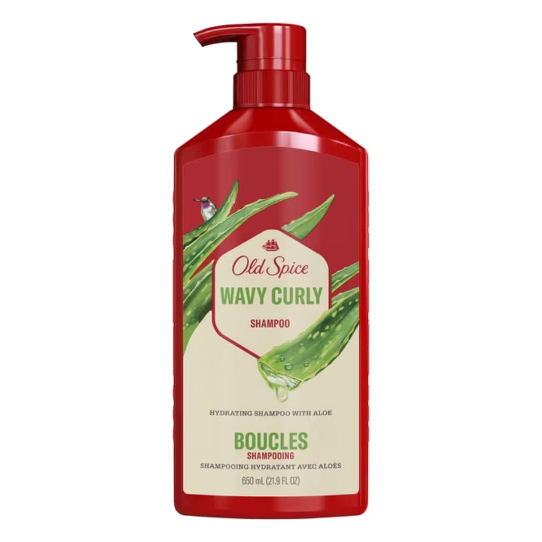 Old Spice Wavy Curly Shampoo with Aloe & Avocado Oil 650ml