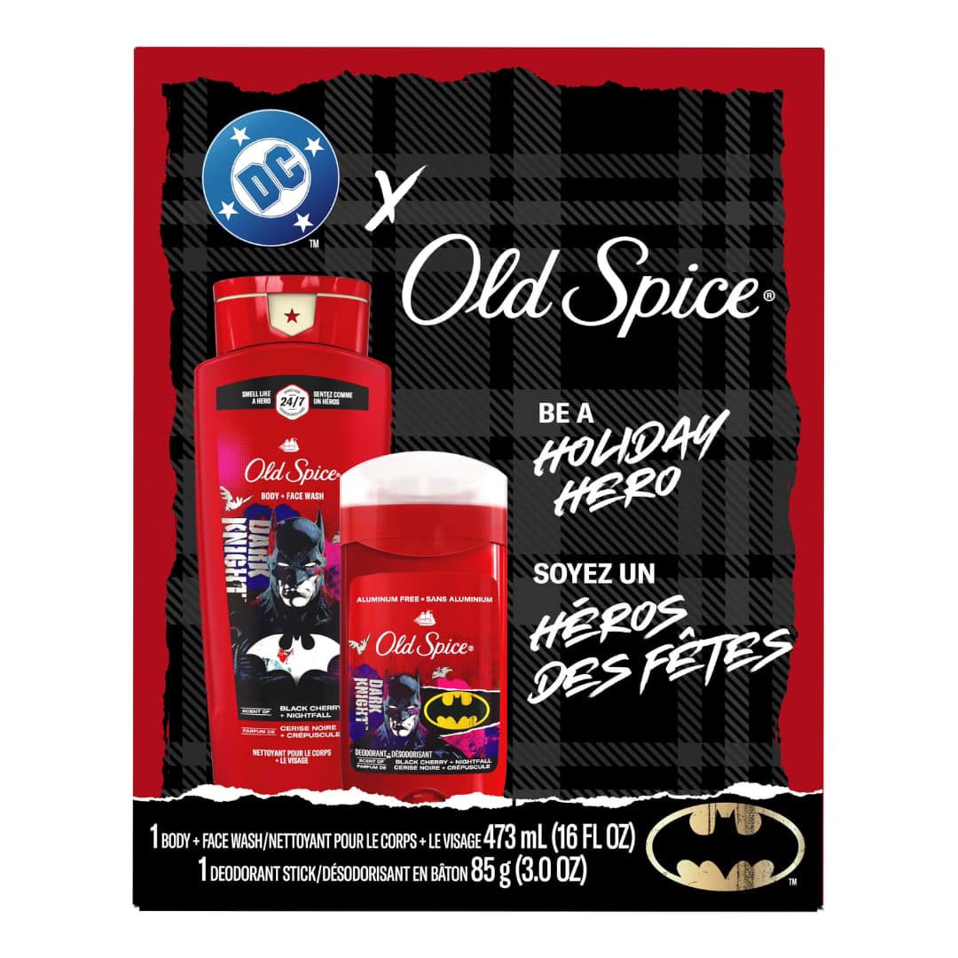 Old Spice Batman Gift Set with Batman Deo 85g and Body Wash 473ml