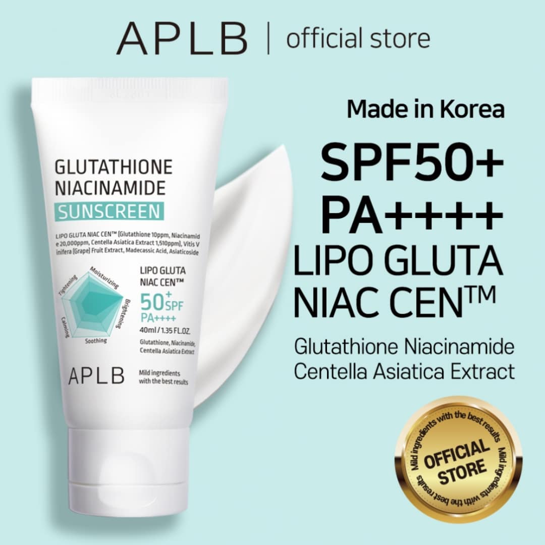 Aplb Glutathione Niacinamide Sunscreen 40ml