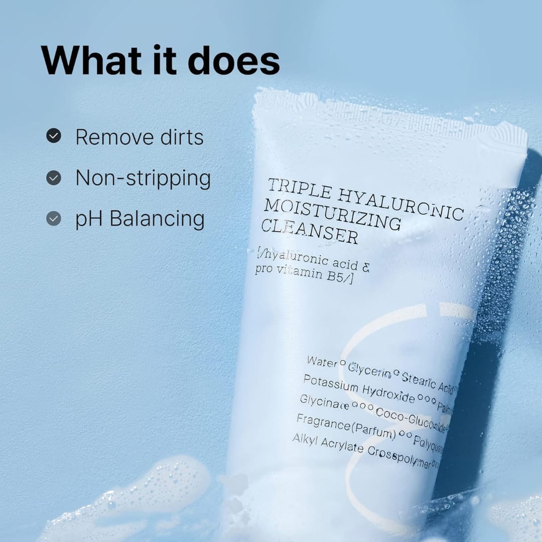 Cosrx Triple Hyaluronic Moisturizing Cleanser 150ml