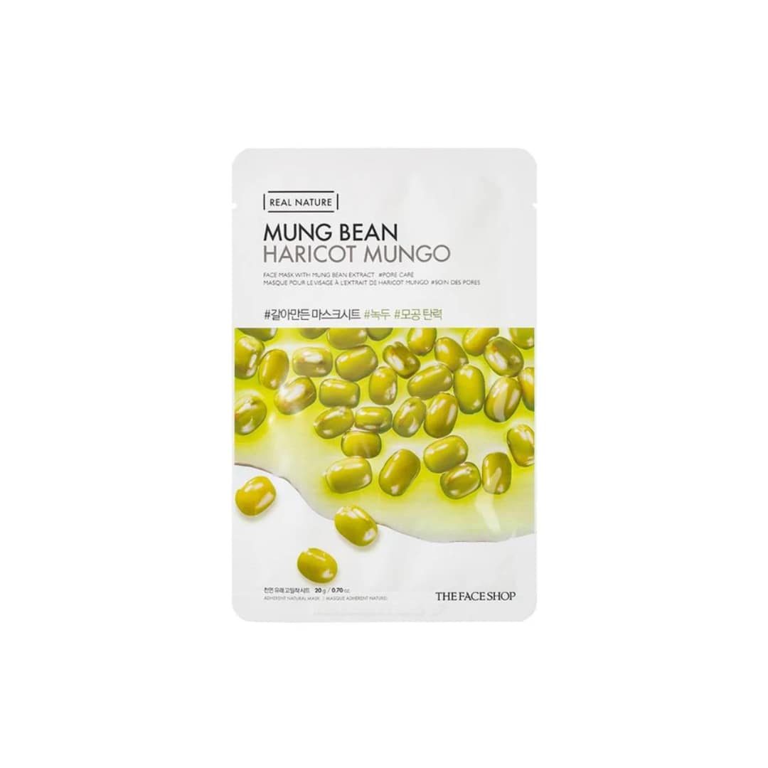 The Face Shop Real Nature Face Mask Mung Bean 20g