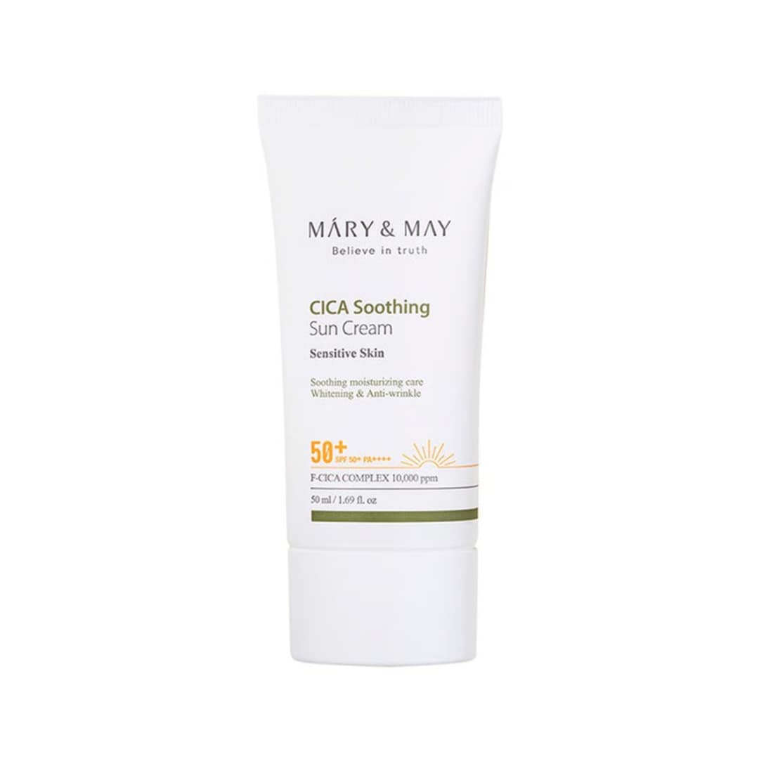 Mary&may Cica Soothing Sun Cream Spf50+ Pa++++ 50ml