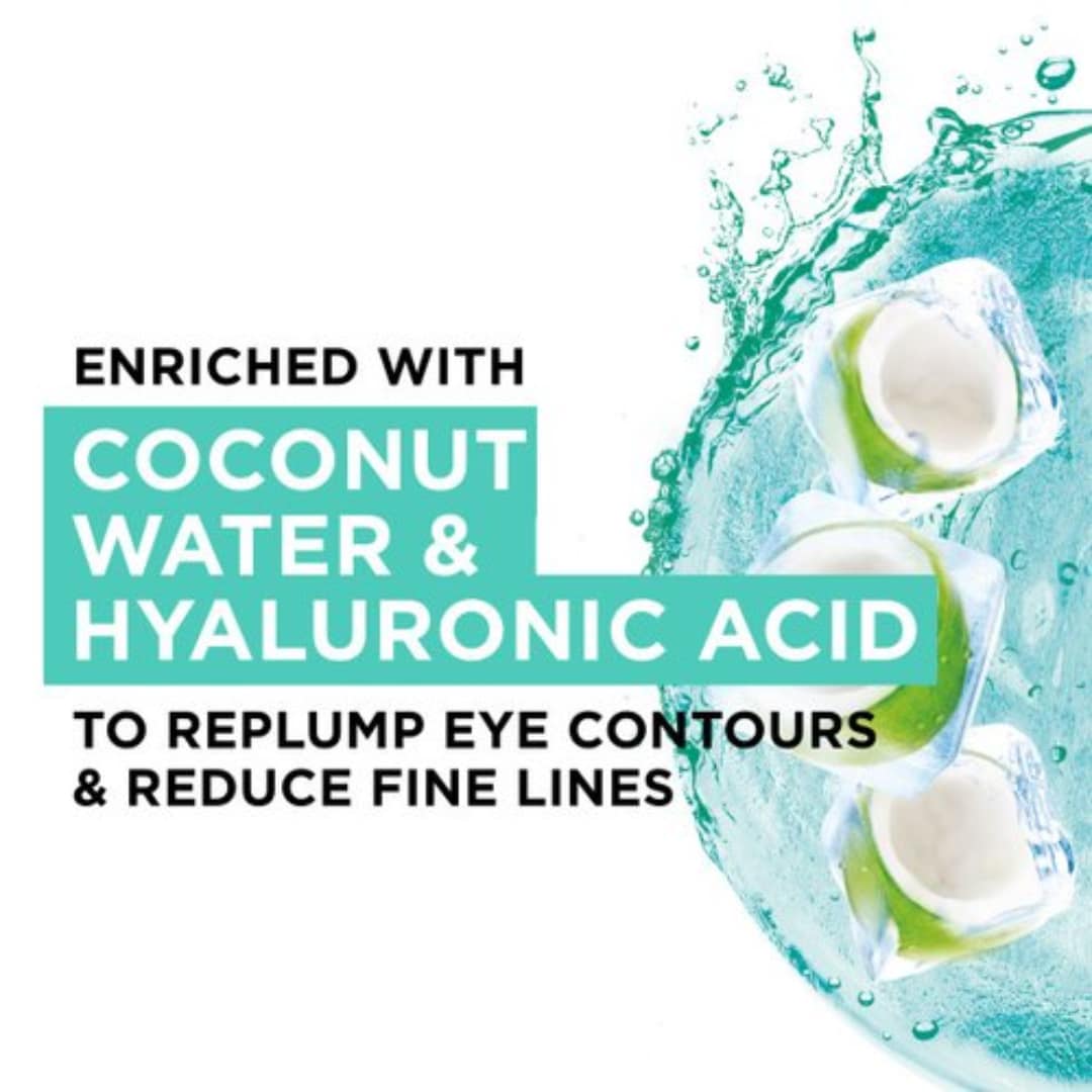 Garnier Eye Sheet Mask Coconut Water + Hyaluronic Acid Moisture Bomb
