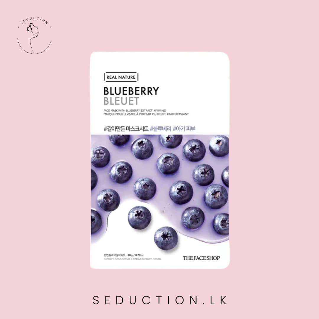 The Face Shop Real Nature Face Mask Blueberry 20g