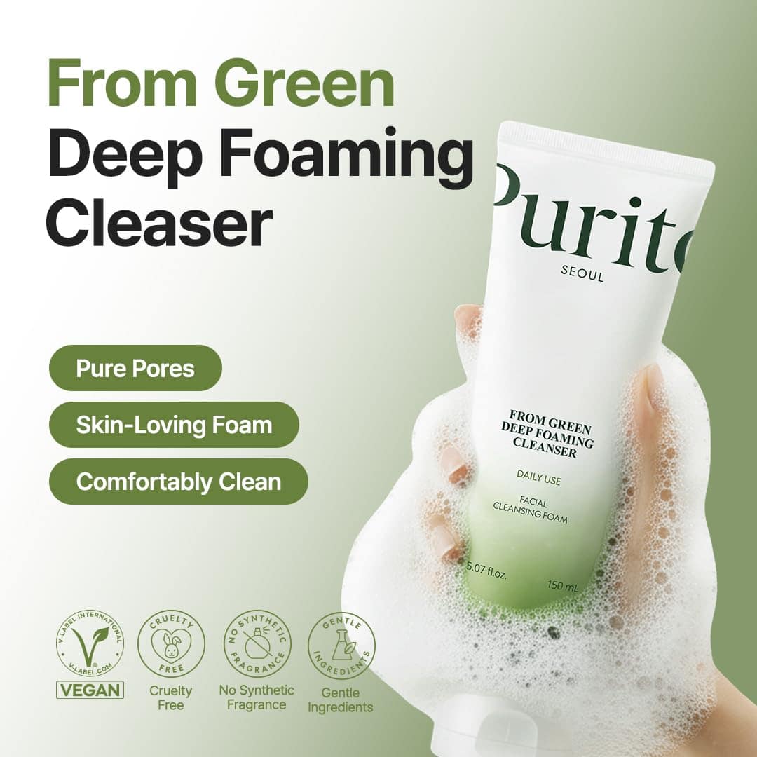 Purito Seoul From Green Deep Foaming Cleanser