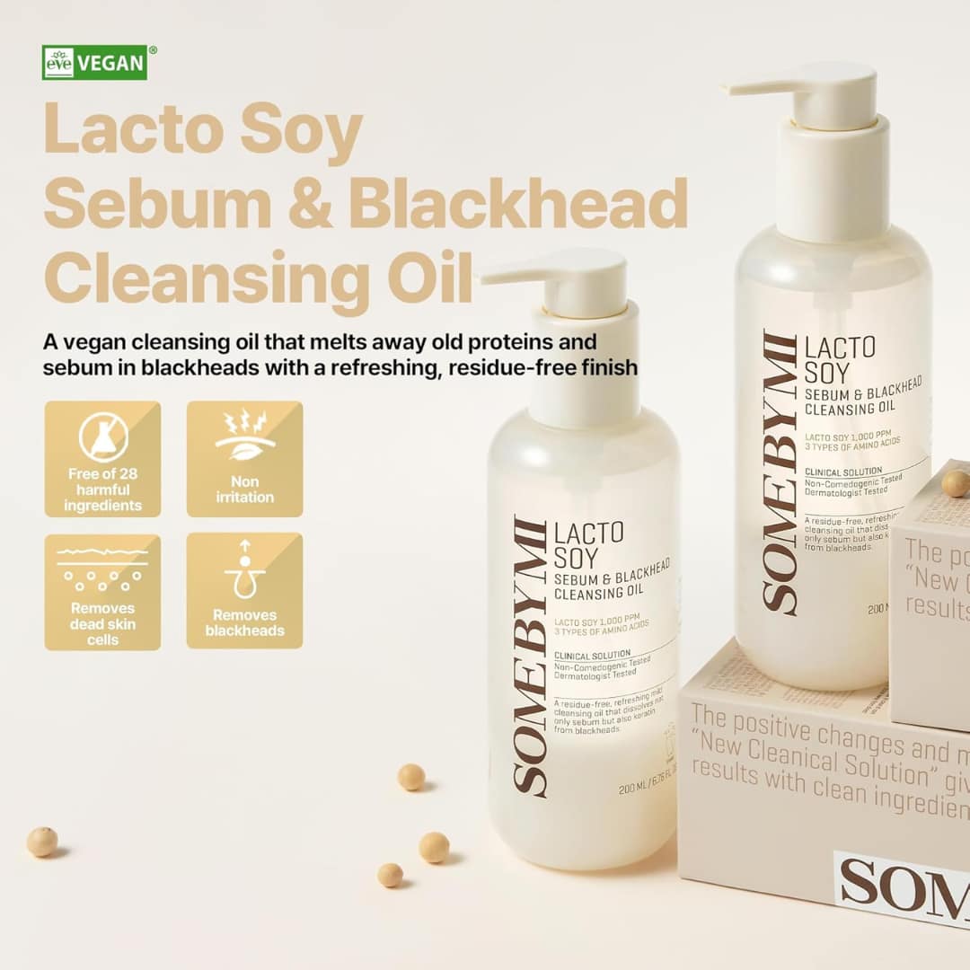 Some By Mi Lactosoy Sebum&blackhead Cleansing Oil 200ml