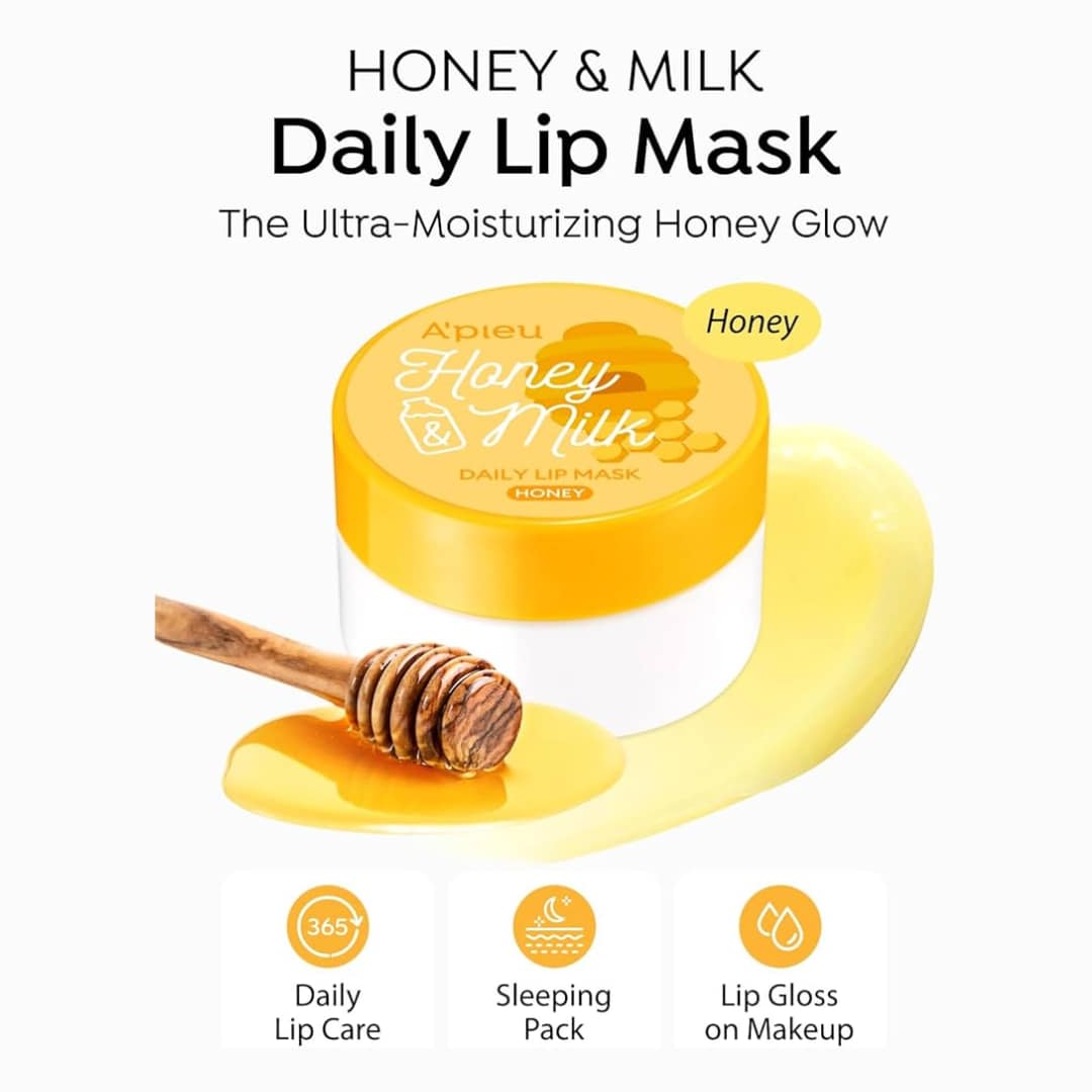 A’pieu Honey And Milk Daily Lip Mask Honey 6g