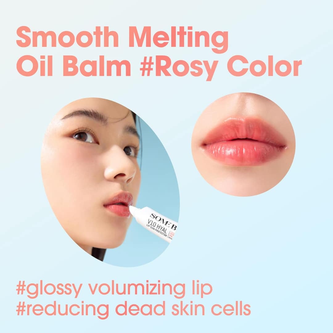 Some By Mi V10 Hyal Lip Sun Protector Rosy 7ml Spf 15
