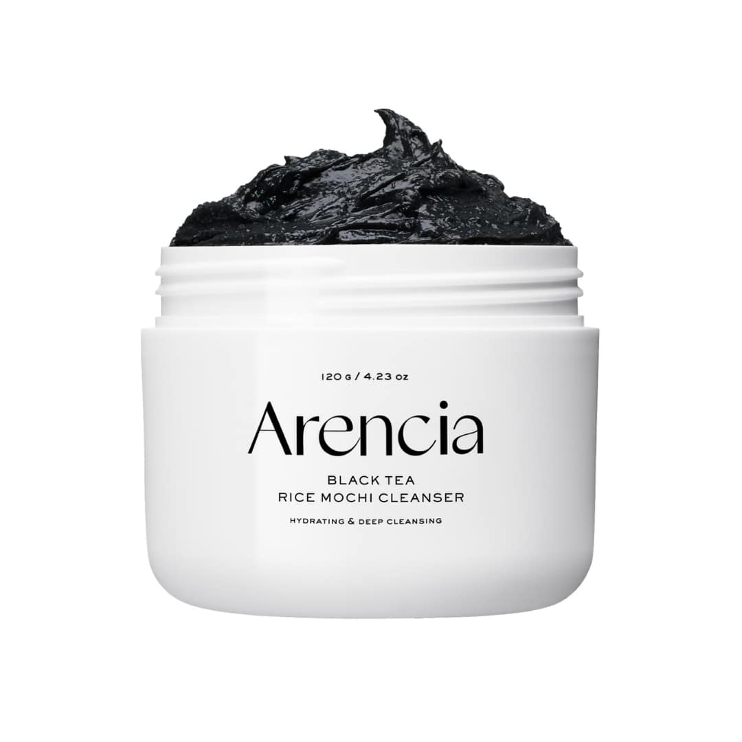 Arencia Black Tea Rice Mochi Cleanser 120g