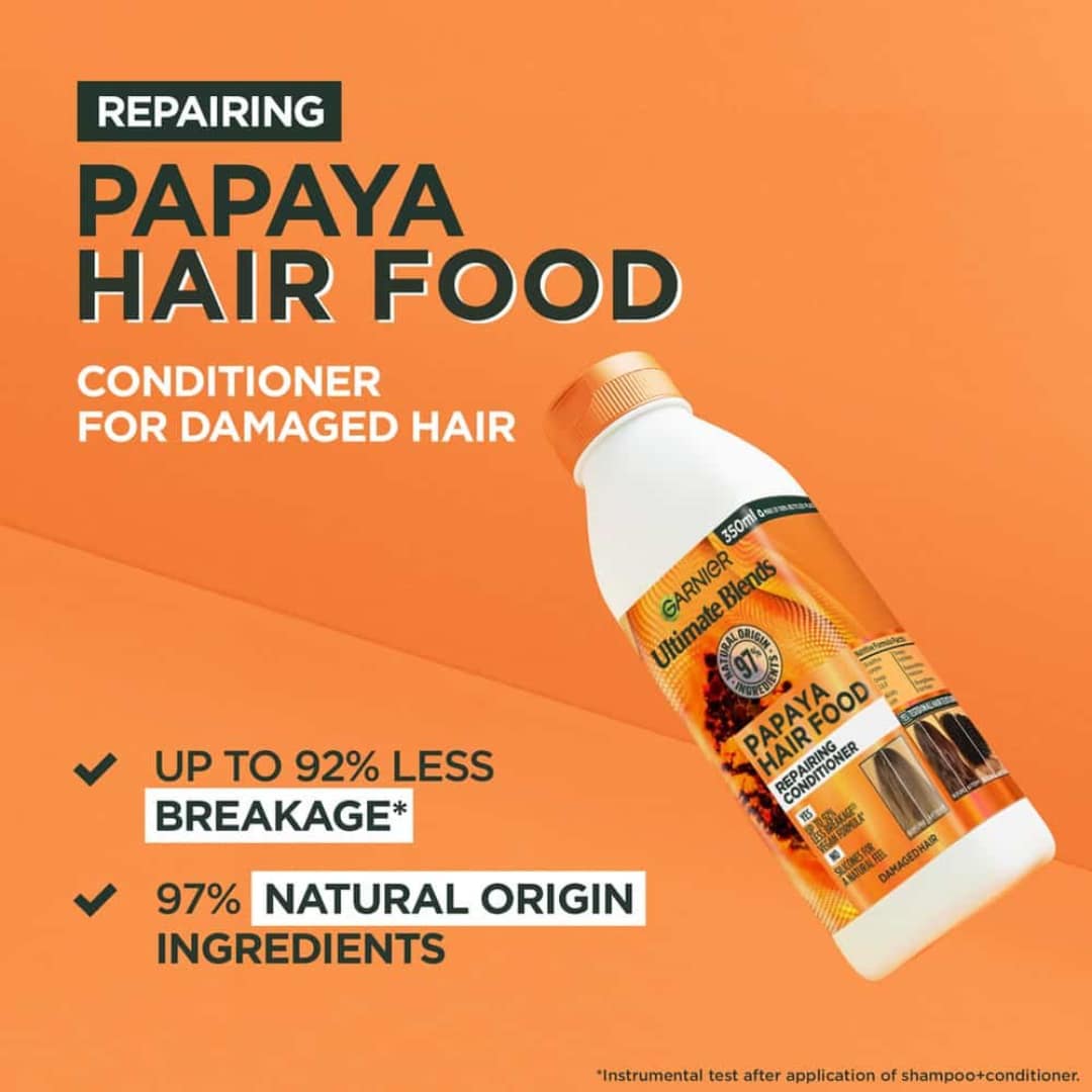 Garnier Ultimate Blends Papaya Hair Food Conditioner 350ml