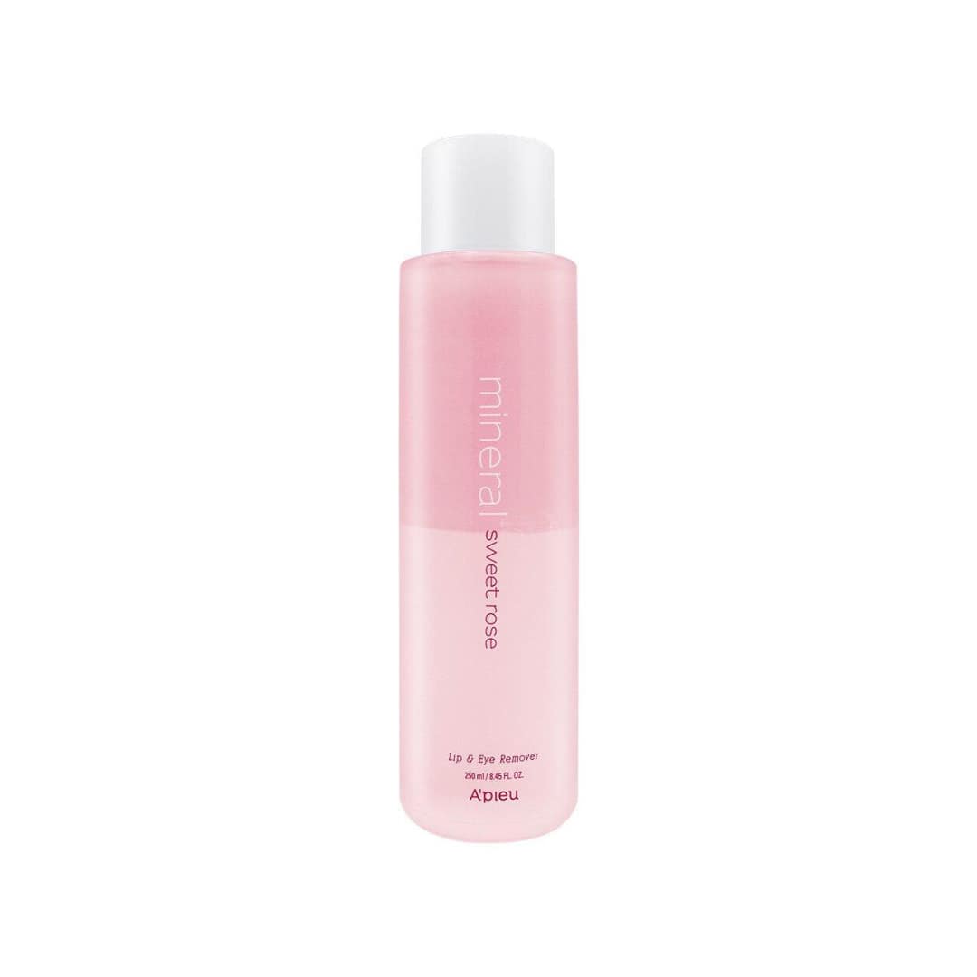 A’pieu Mineral Lip And Eye Remover Large Volume [sweet Rose] 250ml