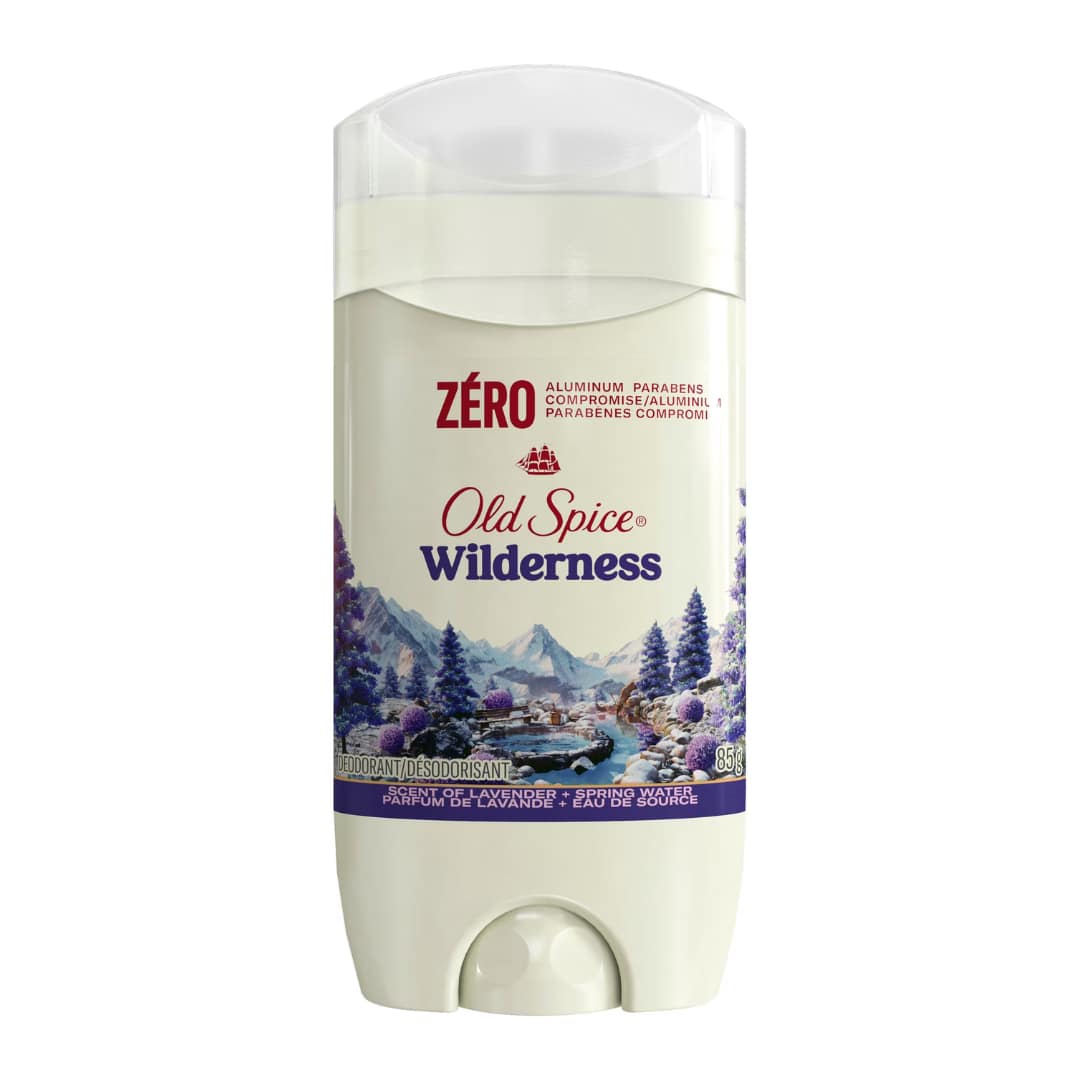 Old Spice Deodorant for Men in Wilderness Scent, 24/7 Lasting Freshness, Aluminum Free 85g