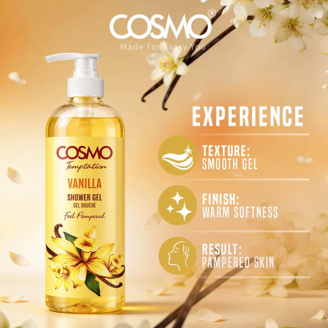 COSMO Temptation Vanila Shower Gel 480 ml