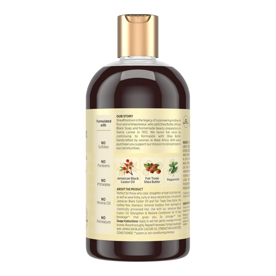 Shea Moisture Jamaican Black Castor Oil Shampoo 384ml