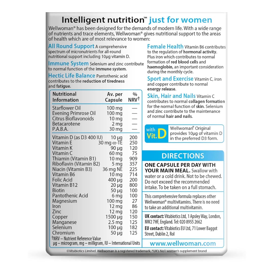 Vitabiotics WellWoman Original 30 Capsules