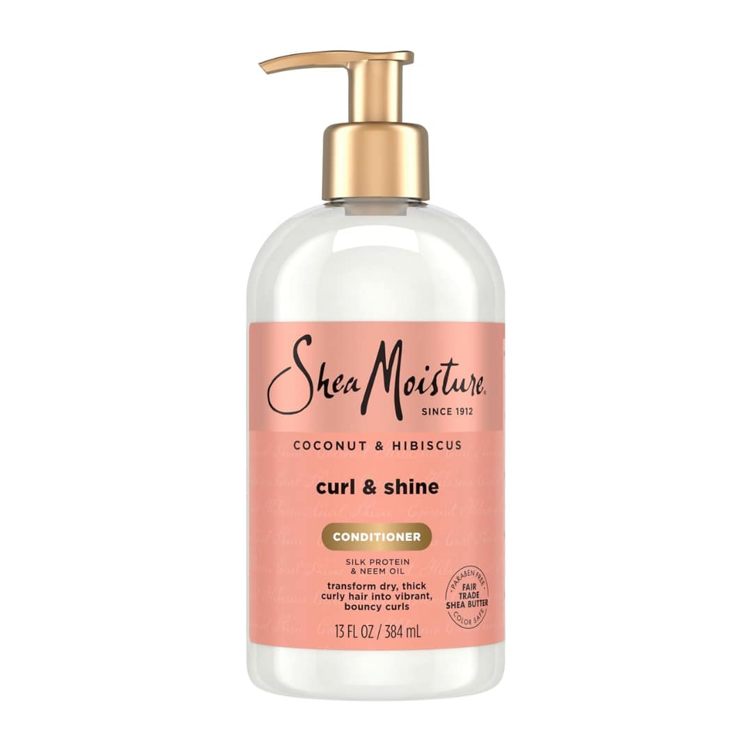 Shea Moisture Coconut and Hibiscus Curl and Shine Conditioner 384ml
