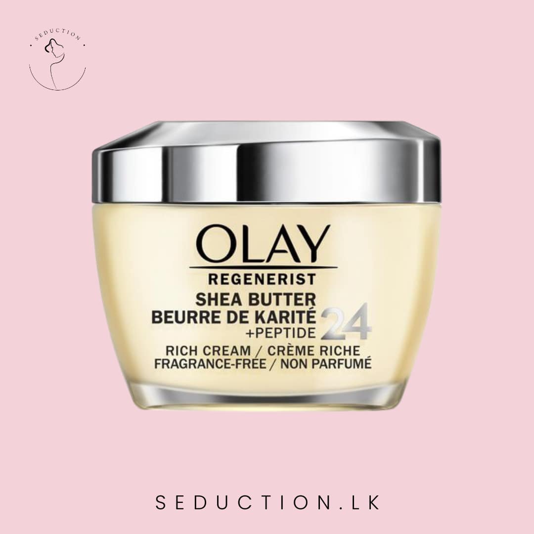Olay Regenerist Shea Butter + Peptide 24 Cream Fragrance Free 50ml