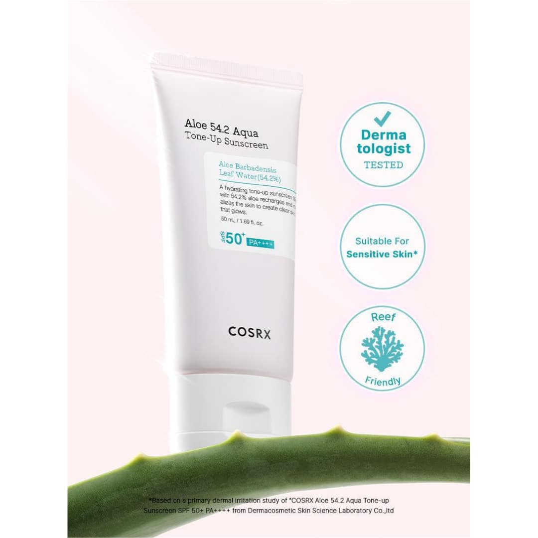 Cosrx Aloe 54.2 Aqua Tone-up Sunscreen 50ml